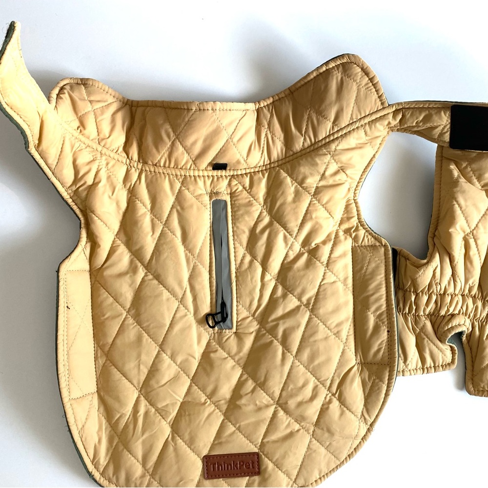 Think! Reversible Dog Winter Coat - Green - Picture 14 of 16